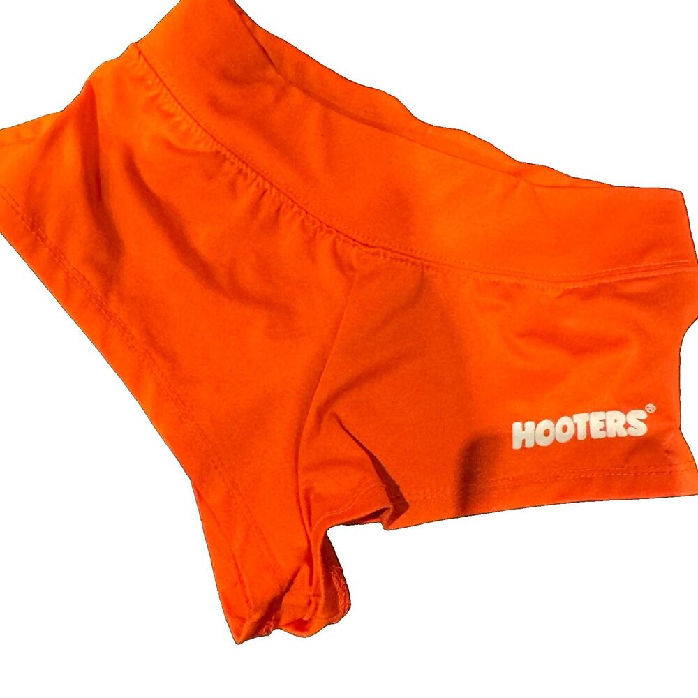 Hooters Orange Booty Shorts XXS